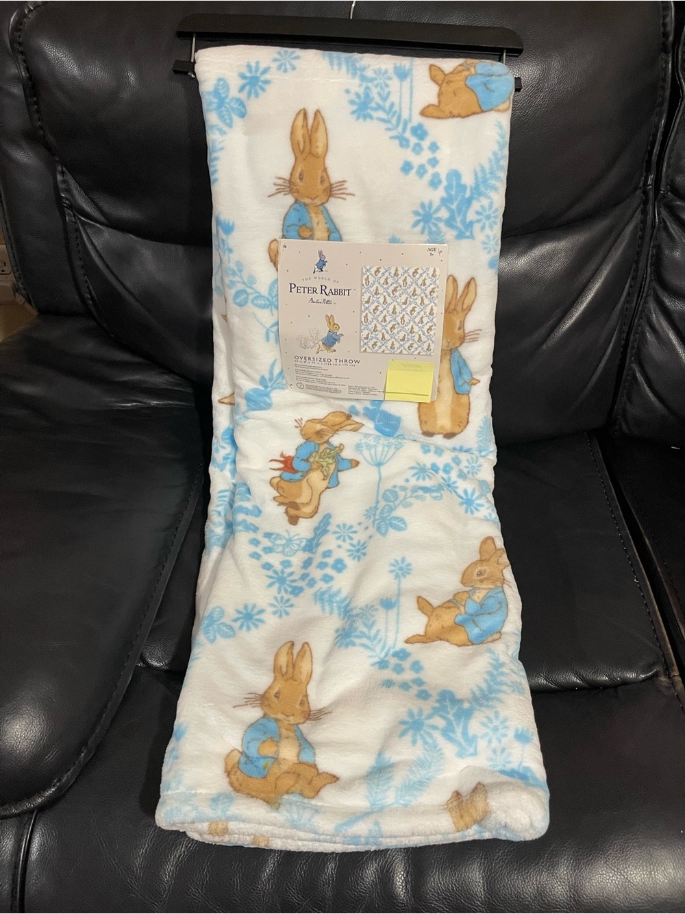 Easter Peter Rabbit Plush Throw - Picture 5 of 9